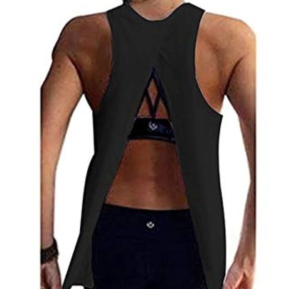 tie back yoga tank